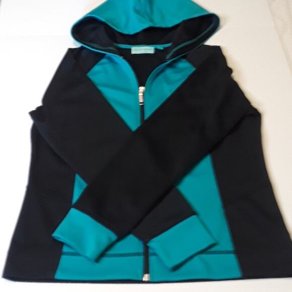 Womens Sz M Colorblock Lightweight Silverware Jacket - Picture 4 of 12